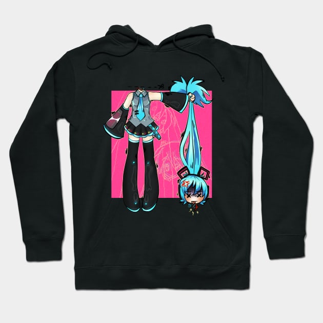 Headless Miku Hoodie by katat0n1a